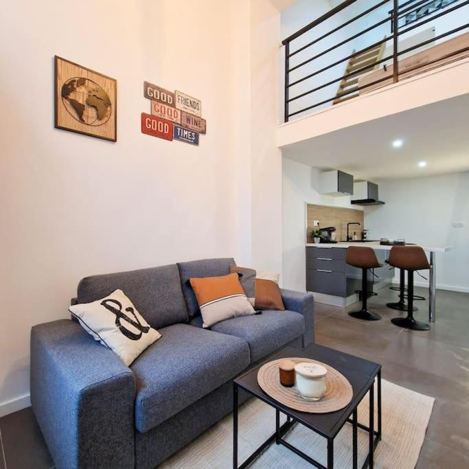 L'Atelier B Magnifique Loft Avec Terrasse Privee Apartment Saint-Etienne  Luaran gambar